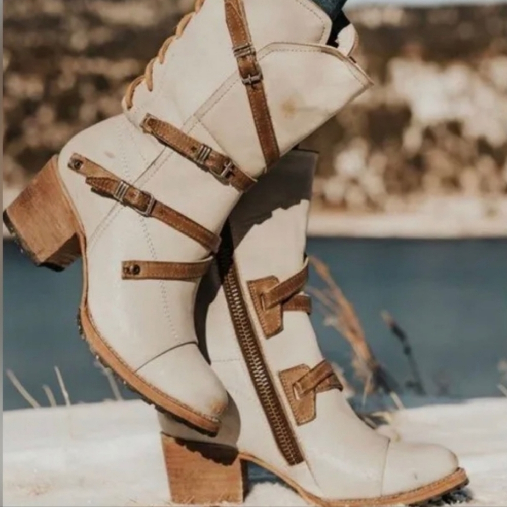 FREEBIRD by Steven Cora Boots in Ice, size 7